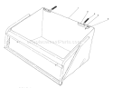 Leaf Bager Diagram and Parts List for 56170 5000001-5999999 - 1985 Toro Lawn Tractor