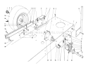 Rear Axle Assembly Diagram and Parts List for 56170 5000001-5999999 - 1985 Toro Lawn Tractor