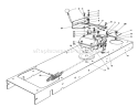Transmission Linkage Assembly Diagram and Parts List for 56150 6000001-6999999 - 1986 Toro Lawn Tractor
