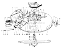 Mower Assembly Diagram and Parts List for 56150 7000001-7999999 - 1987 Toro Lawn Tractor