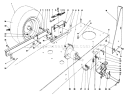 Rear Axle Assembly Diagram and Parts List for 56150 7000001-7999999 - 1987 Toro Lawn Tractor