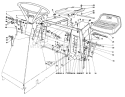 Seat & Steering Wheel Assembly Diagram and Parts List for 56150 7000001-7999999 - 1987 Toro Lawn Tractor