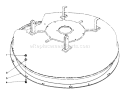 Wet Grass Bagging Kit No. 38-5730 Diagram and Parts List for 56150 7000001-7999999 - 1987 Toro Lawn Tractor
