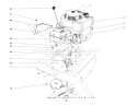 Engine Assembly Diagram and Parts List for 56173 2000001-2999999 - 1972 Toro Lawn Tractor