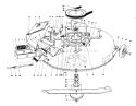 Mower Assembly Diagram and Parts List for 56150 8000001-8999999 - 1988 Toro Lawn Tractor
