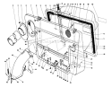 Easy-Empty Grass Catcher Model 59111 Diagram and Parts List for 56150 8000001-8999999 - 1988 Toro Lawn Tractor