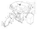 Twin Bagger Grass Catcher Model No. 59184 Diagram and Parts List for 56150 9000001-9999999 - 1989 Toro Lawn Tractor