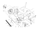 Front Axle Assembly Diagram and Parts List for 56150 9000001-9999999 - 1989 Toro Lawn Tractor