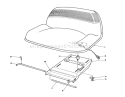 Part Location Diagram of 76-1400 Toro Seat