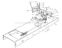 Transmission Linkage Assembly Diagram and Parts List for 56177 1000001-1999999 - 1991 Toro Lawn Tractor