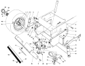 Front Axle Assembly Diagram and Parts List for 56177 1000001-1999999 - 1991 Toro Lawn Tractor
