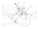 Cutter Housing Linkage Diagram and Parts List for 56180 3000001-3999999 - 1973 Toro Lawn Tractor