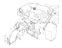 Twin Bagger Grass Catcher Diagram and Parts List for 56190 1000001-1999999 - 1991 Toro Lawn Tractor