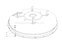 Wet Grass Bagging Kit No. 38-5730 Diagram and Parts List for 56190 1000001-1999999 - 1991 Toro Lawn Tractor