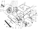 Front Axle Assembly Diagram and Parts List for 56190 2000001-2999999 - 1992 Toro Lawn Tractor