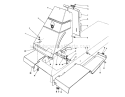 Front Tower Assembly Diagram and Parts List for 56185 1000001-1999999 - 1991 Toro Lawn Tractor