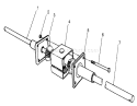 Differential Assembly Diagram and Parts List for 56195 2000001-2999999 - 1992 Toro Lawn Tractor