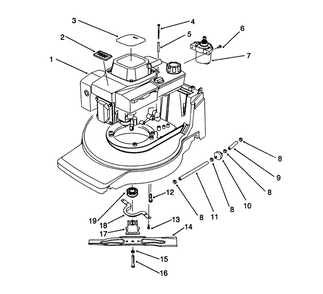 Engine Assembly Diagram and Parts List for 20925 0000001 - 0999999 Toro Lawn Mower