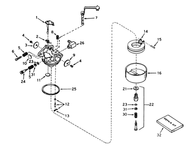 Part Location Diagram of 631919 Toro Shaft Lever Assy., Choke