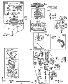 Part Location Diagram of 491590 Toro Assembly-Carburetor