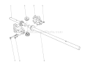 Differential Assembly Diagram and Parts List for 56525 2000001-2999999 - 1972 Toro Lawn Tractor