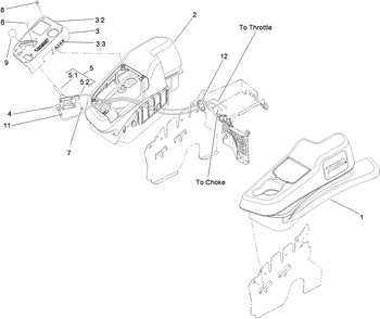 Fender, Console And Control Assembly Diagram and Parts List for 74902TE (311000001-311999999)(2011) Toro Lawn Mower