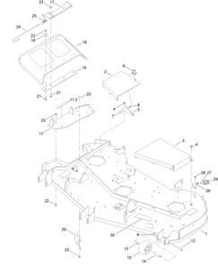 Part Location Diagram of 130-0763 Toro Pivot-deflector