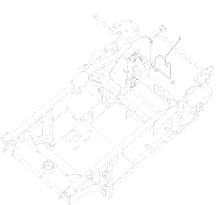 Pto Guard Assembly Diagram and Parts List for 74311TE 413000000 - 999999999 Toro Lawn Tractor