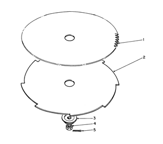Saw Blade And Brush Blade (Optional) Diagram and Parts List for 51665 0000001 - 0999999 Toro Trimmer