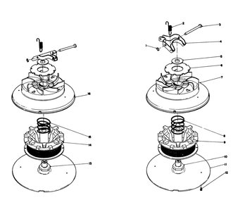 Spool And Drum Assembly Diagram and Parts List for 51170 9000001 - 9999999 Toro Lawn Mower
