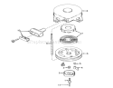 Rewind Starter N0. 590420 Diagram and Parts List for 57017 3000001-3999999 - 1973 Toro Lawn Tractor