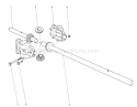 Part Location Diagram of 2119-541 Toro Axle Shaft, Long, With Gear