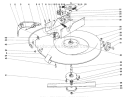 25" Mower Assembly Diagram and Parts List for 57077 1000001-1999999 - 1971 Toro Lawn Mower