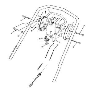 Traction Control Assembly Diagram and Parts List for 20684 8000001 - 8999999 Toro Lawn Mower
