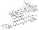 Transmission Parts List Diagram and Parts List for 57201 8000001-8999999 - 1968 Toro Lawn Mower