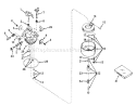 Model 631447 Carburetor Assembly Diagram and Parts List for 57104 0000001-0999999 - 1970 Toro Lawn Mower