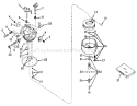 Model 631447 Carburetor Assembly Diagram and Parts List for 57222 1000001-1999999 - 1971 Toro Lawn Mower