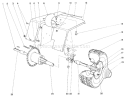 Rear Axle Assembly Diagram and Parts List for 57222 1000001-1999999 - 1971 Toro Lawn Mower