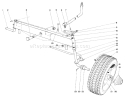 Front Axle Assembly Diagram and Parts List for 57222 1000001-1999999 - 1971 Toro Lawn Mower