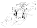 Part Location Diagram of 36-1850 Toro Wire Harness