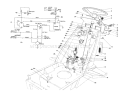 Steering Wheel & Dash Assembly Diagram and Parts List for 57300 7000001-7999999 - 1977 Toro Lawn Mower