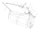 Drift Breaker Assembly Diagram and Parts List for 57354 6000001-6999999 - 1986 Toro Lawn Tractor