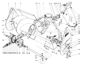 Auger Assembly Diagram and Parts List for 57354 7000001-7999999 - 1987 Toro Lawn Tractor