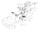 Brake & Clutch Pedal Assembly Diagram and Parts List for 57354 7000001-7999999 - 1987 Toro Lawn Tractor