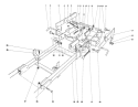 36" Snowthrower Attachment Diagram and Parts List for 57356 0000001-0999999 - 1980 Toro Lawn Tractor
