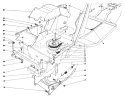 Clutch & Actuator Assembly Diagram and Parts List for 57356 8000001-8999999 - 1978 Toro Lawn Tractor