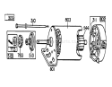 Briggs & Stratton Diagram and Parts List for 57356 9000001-9999999 - 1979 Toro Lawn Tractor