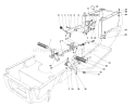 Brake & Clutch Pedal Assembly Diagram and Parts List for 57356 1000001-1999999 - 1981 Toro Lawn Tractor