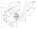Clutch & Pulley Assembly Diagram and Parts List for 57356 3000001-3999999 - 1983 Toro Lawn Tractor