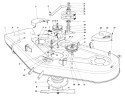 Part Location Diagram of 39-5890 Toro Spindle Assembly